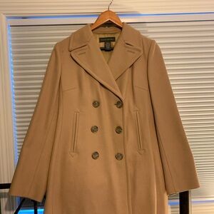 Banana Republic Classic Camel Pea Coat